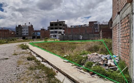 venta de terreno  cerca a calles principales